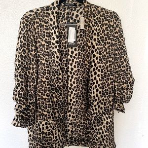 Cheetah blazer